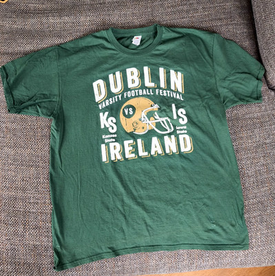 T Shirt - Dublin - US College Football Teams Finale 2024 - Kansas vs Iowa State