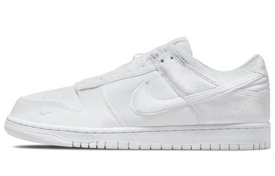 Nike Dunk Low Dover Street Market Triple White Velvet - DH2686-100