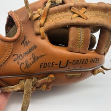 The Famous Chicken San Diego Padres Rawlings Baseball Glove RBG140 SIGNED READ