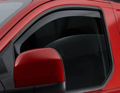ClimAir Front Window Wind Deflectors Black For Ford Transit Custom 2023- 2765483