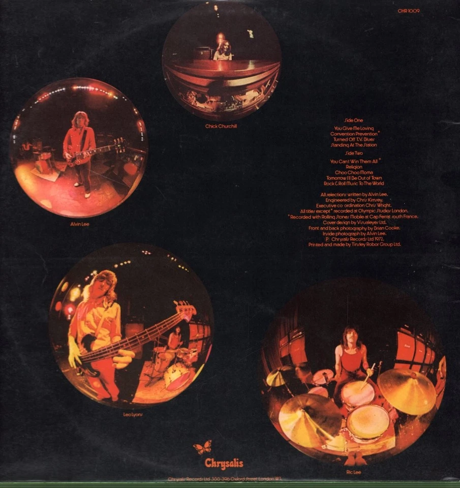 Ten Years After Rock and Roll Music To the World LP vinyl UK Chrysalis 1972 - Image 2 of 4