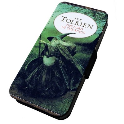Bedruckte Flip Handyhülle iPhone, Samsung & Huawei Classic Books Herr der Ringe