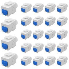 Cat6 Keystone Jack EC Listed Toolless Unshielded UTP Modular RJ45 Female 24 PCS