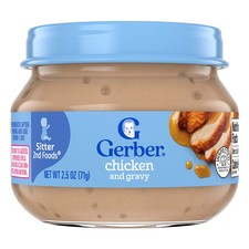 2nd Foods , Sitter, Chicken and Gravy, 2.5 oz 71 g 