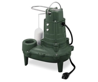 Zoeller M267 - 1/2 HP Cast Iron Sewage Pump (2'') w/ Vertical Float 