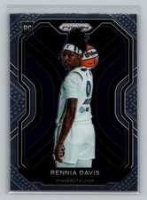 Rennia Davis 2021 Panini Prizm WNBA #97 Basketball Card Rookie RC Minnesota Lynx