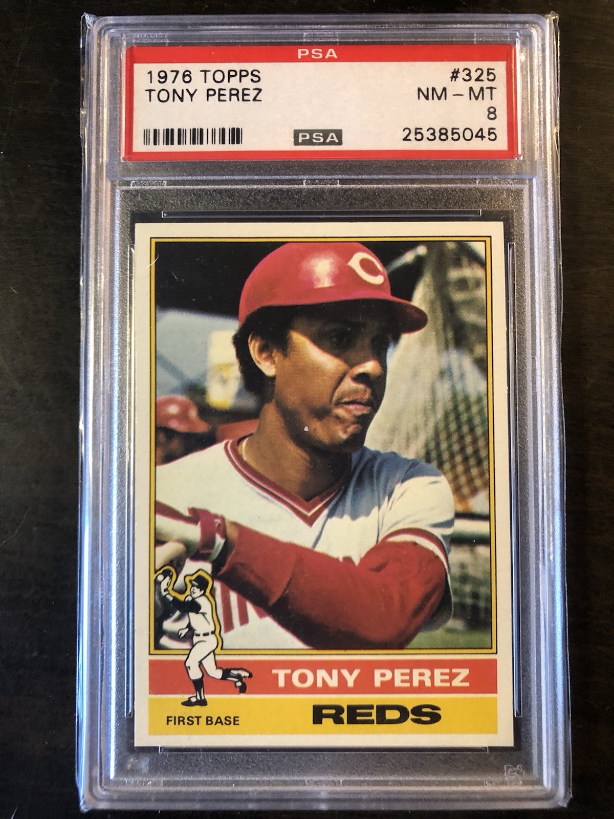 1976 Topps #325 Tony Perez HOF Cincinnati Reds PSA 8 NM-MT