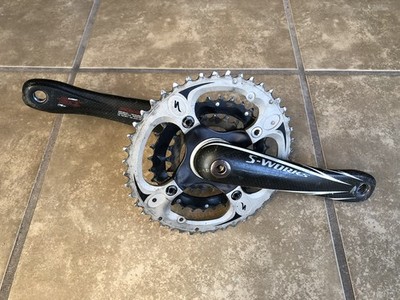 Specialized S-Works FACT Carbon Crankset 175mm Triple Chainring