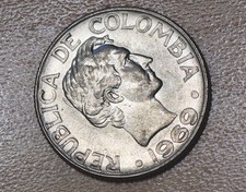 1969 Colombia 10 Centavos