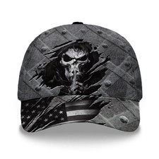 Baseball Cap for Men Women, Skull Cap for Men, Skeleton Gothic Horror Adjusta...