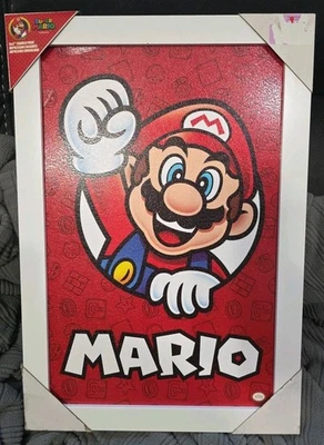 Mario Brothers Mario Official Nintendo Lic. Product 2025 Framed Art Print 13x19 - Image 1 of 3