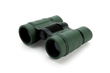 Kids Green Binoculars 4x30 Coated Optics Lightweight Portable Neck Strap Case