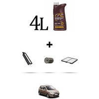 Hoffcar Set Service 3 Filter Und 4L ÖL FüR Hyundai I10 1.2 Lpg 57Kw Von