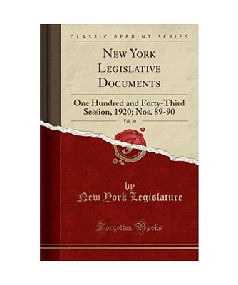 New York Legislative Documents, Vol. 30: One Hundred and Forty-Third Session, 19