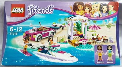 LEGO Friends 41316 Andreas Schnellboot-Transporter/Wasserski OVP und Anleitung *