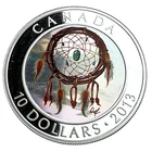 2013  First Nation Dreamcatcher Holographic 9999 Silver 10 Dollar Coin NGS061