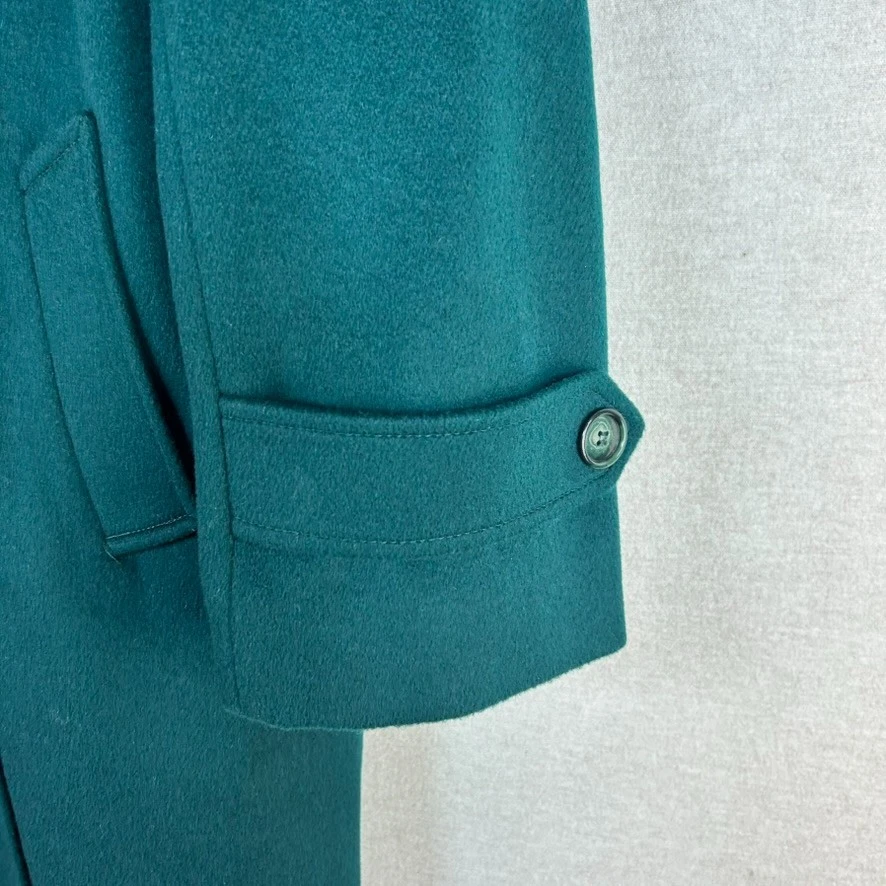 Gabardina de lana vintage Amerimade para mujer talla 14 verde pequeño negocios Foto 3 de 4