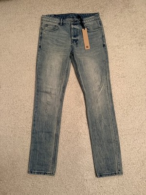 NWT Ksubi Chitch Pure Dynamite Light Blue Jeans Denim Pants Size 32