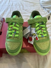 adidas Forum Low The Grinch Green Suede Hook ...