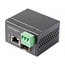 Startech IMC1GSFP30W INDUSTRIAL FIBER TO ETHERNET MEDIA CONVERTER SFP TO RJ45 PO