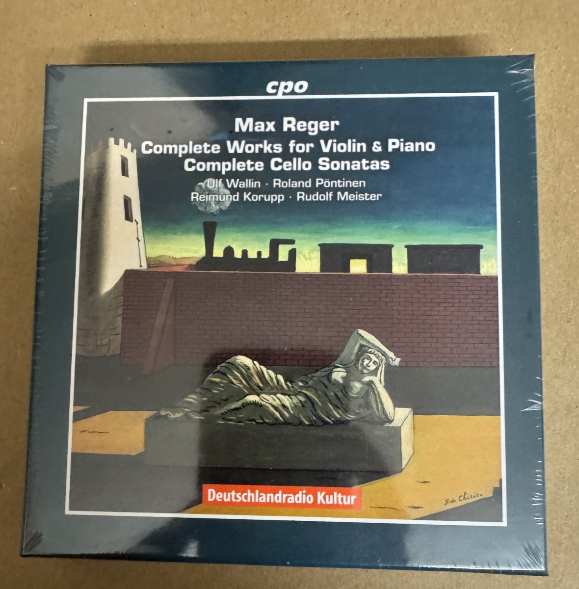 Max Reger Complete Works for Violin & Piano; Complete Cello Sonata 8 CD box NEW