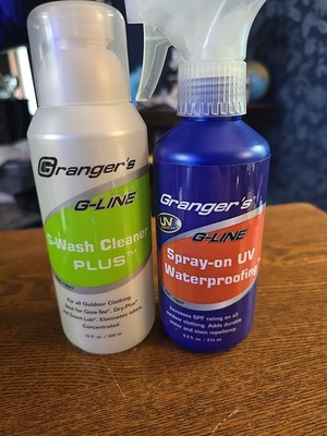 Grangers Cabelas Care Kit Waterproof Fabric Spray Breathable Outerwear Cleaner 