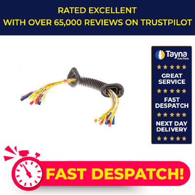 Tailgate Cable Repair Set fits VW GOLF PLUS 1.4 Left 05 to 13 Harness Wiring New