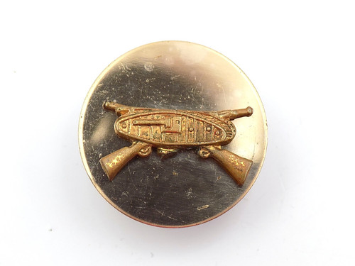 Original WWII US Army Armored Infantry Collar Disc Type 3a