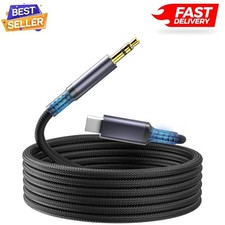 USB C to AUX Audio Jack Cable USB Type C to 3.5mm Headphone Stereo Cord Car