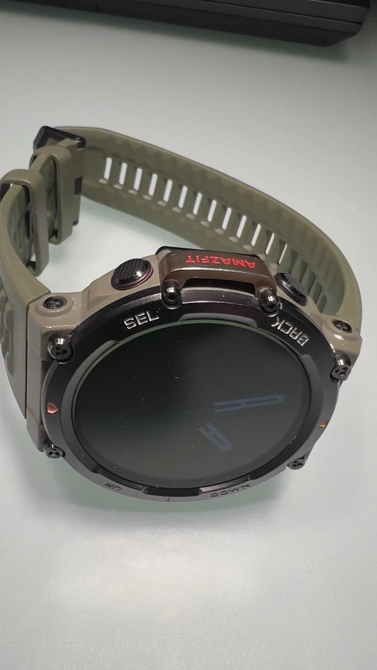 Amazfit T-Rex 2 Smart Watch Uhr GPS AMOLED 47mm Ember Black AKZEPTABEL, Foto 3 von 5