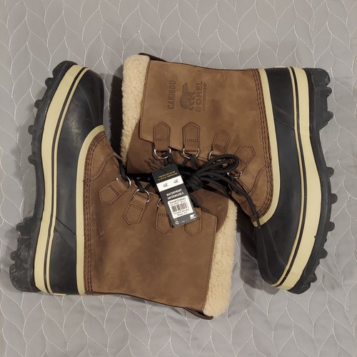 SOREL Caribou Bruno Mens 11 Waterproof -40 Degree Snow Boots NEW - Picture 7 of 13