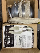 Vintage 4 Peice Brillo Around The World Rice Bowl Set