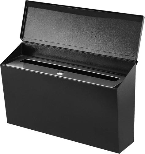 Durable Steel Wall-Mounted Mailbox - Locking Design for Easy Access and Security - Picture 3 of 10