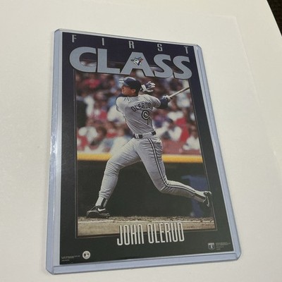 Vintage  First Class  PROMO POSTER  John Olerud TORONTO BLUE JAYS 4'' X 6''