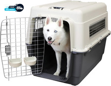Sportpet Airline Compliant XX LARGE 39 Travel Dog Kennel Plastic Airline