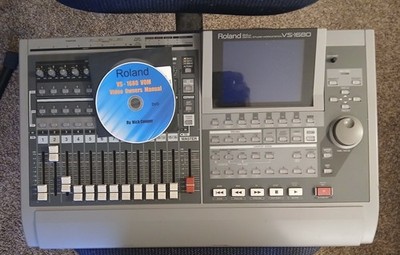 Roland VS-1680 24-Bit Digital Studio Multi-Track Recorder Tested with/DVD Manual