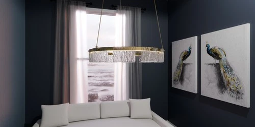 Quoizel PCACE2824 Alice 25"W Pendant - Black - Picture 8 of 9