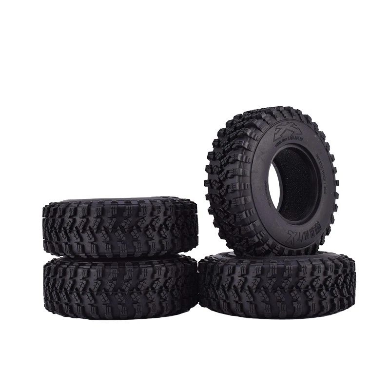 4Pcs 1.9 Inch 105mm Rubber Tires Tyre for 1/10 Traxxas Redcat SCX10 RC Crawler - Bild 4 von 4