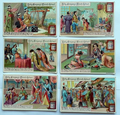 komplette Liebig Serie A 349 / S 523 "Aus Japan" - 1897 - Bild 1 von 2
