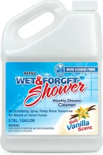 Wet & Forget Shower Cleaner Multi-Surface Weekly No Scrub, Bleach-Free Formula V