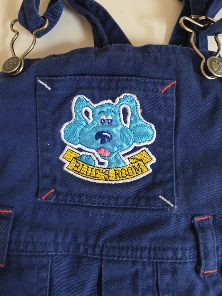 Mono de Colección Blues Clues Niño Pequeño Bebé Talla 18M Shortalls Nick Jr. 'Blues Room' Foto 2 de 4