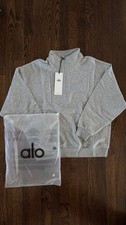 Size Large- ALO Accolade Quarterzip Gray Pullover