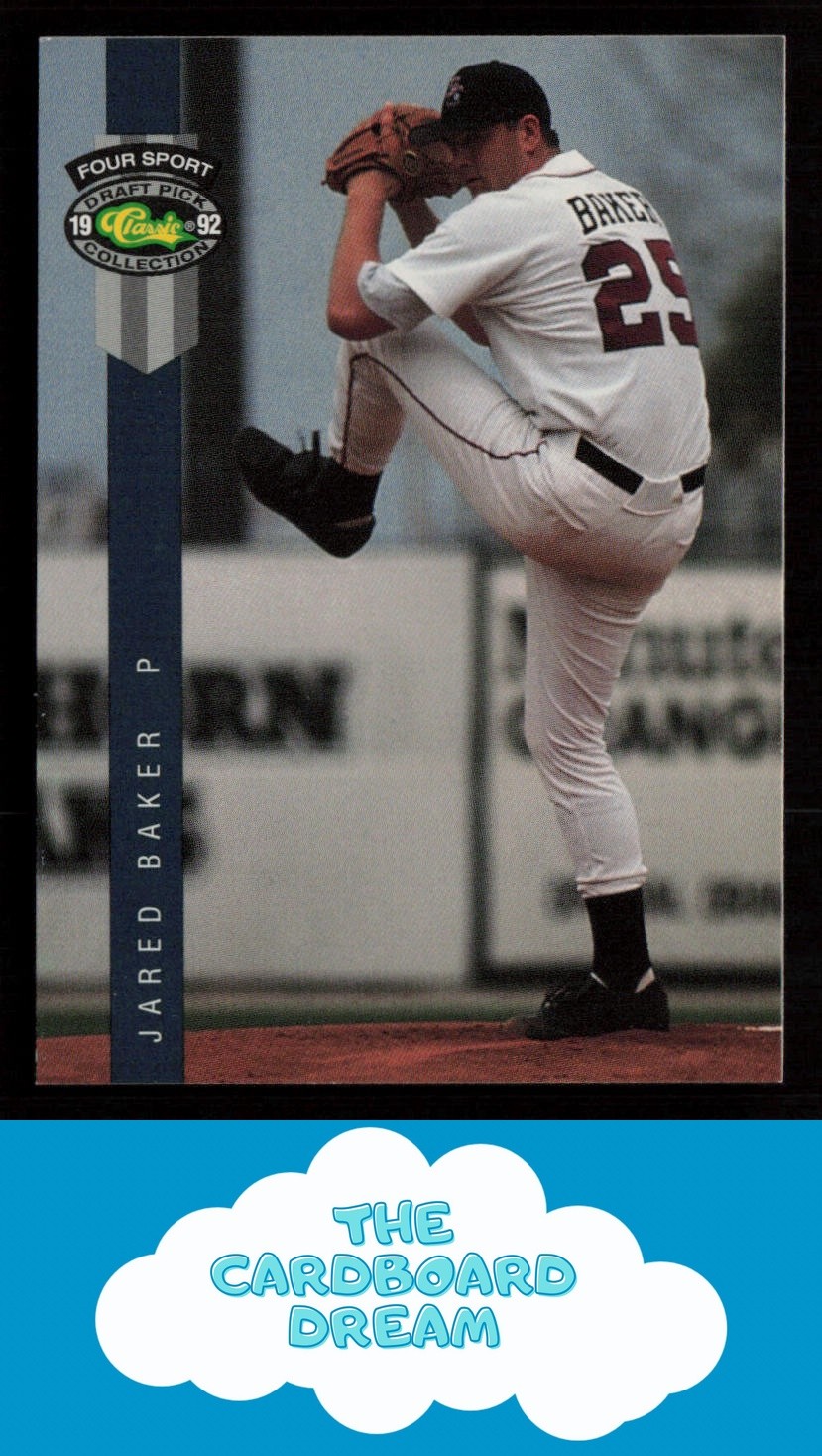 Jared Baker 1992 Classic Four Sport #288 Baseball Card