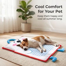 Pet Cooling Mat for Dogs Cats - Double-Sided Summer Pet Mat