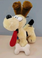 Vintage 1983 Odie Dog 11" Plush Dakin Garfield Cartoon Character RARE EXCELLENT