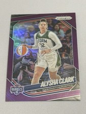 2025 Panini Prizm WNBA Purple Alysha Clark /149 Mystics #129