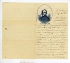 Civil War Patriotic Lettersheet Used with letter Gen. Pope