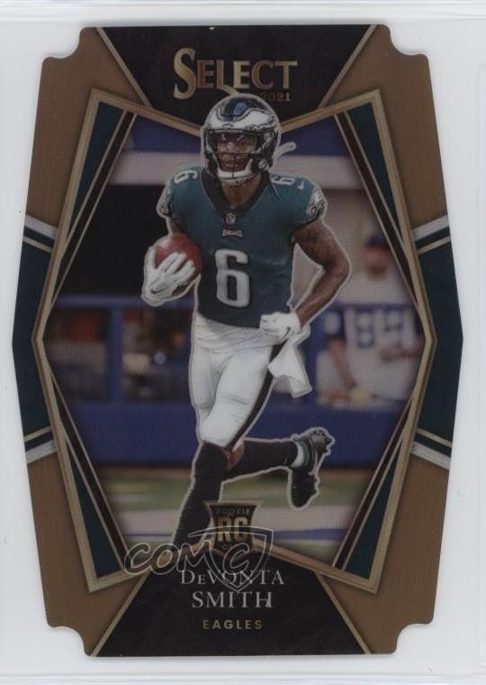 2021 Select Premier Level Copper Prizm Die-Cut /199 DeVonta Smith Rookie RC lz7