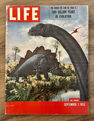 VTG Life Magazine September 7, 1953 Two Billion Years of Evolution