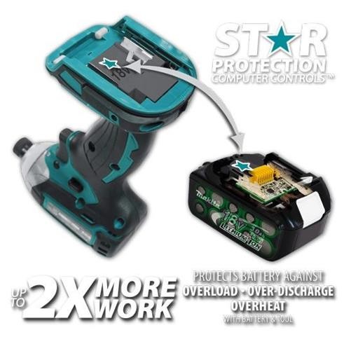 2 X Genuine Makita BL1850 18V 5.0Ah Li-Ion LXT Battery 5AH Star Battery BL1850B 4